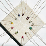Birthstone necklace