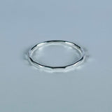 Stacking Hammered Ring