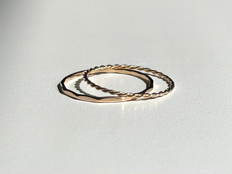 Hammered Ring Oro