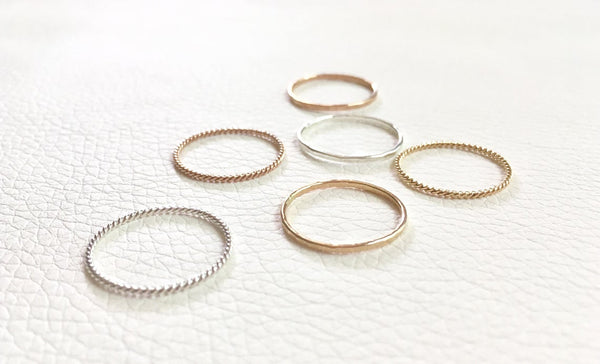 Stacking Twisted Ring